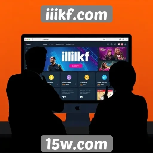 Análise da interface do usuário em iiikf.com