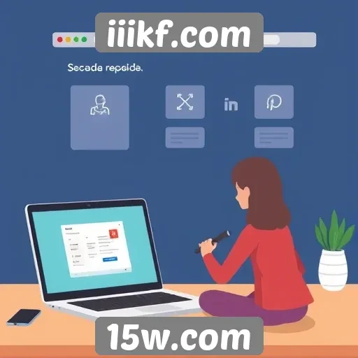 Interface do usuário e experiência no site iiikf.com